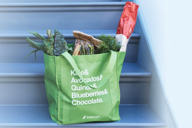 Instacart delivery bag