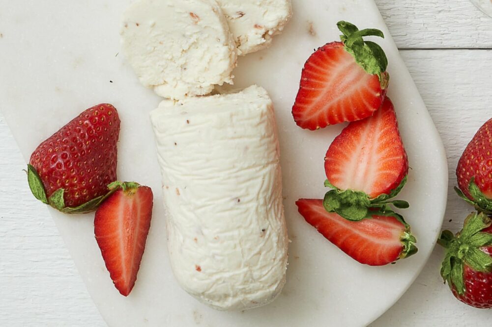 Vermont Creamery strawberry spritz goat cheese dessert boards