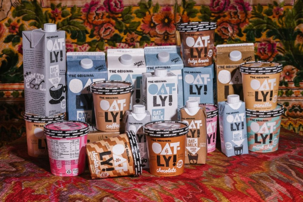 Apps to sell Oatly products for quick delivery in New York, Los Angeles