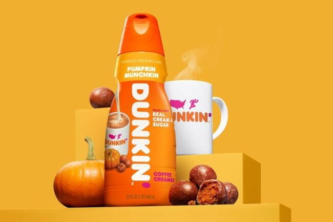 Dunkin Pumpkin Munchkin Creamer