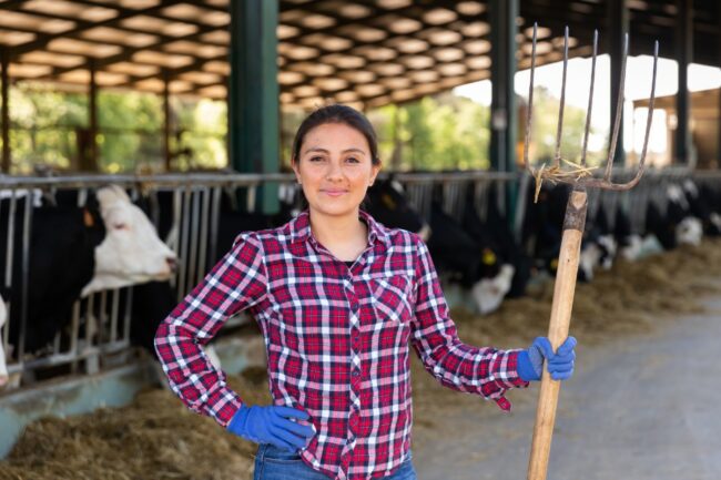 dairy farm woman women