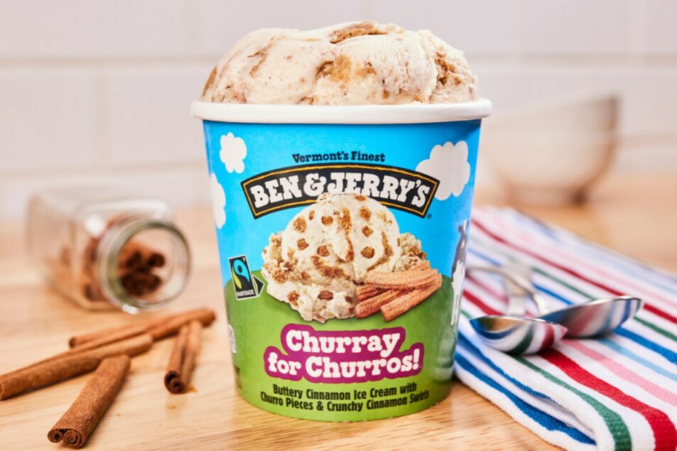 Ben & Jerry's launching churro ice cream flavor Dairy Processing