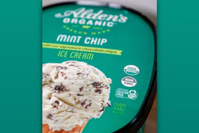 allergen free Alden’s Organic Ice Cream gluten free