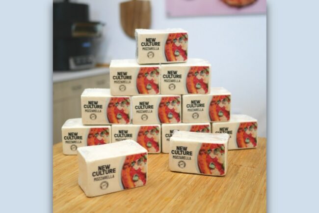 New Culture cheese blocks animal free mozzarella dairy