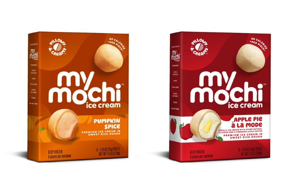 MyMochi fall flavors ice cream pumpkin apple pie My/Mochi Pumpkin Spice Apple Pie á La Mode seasonal limited time