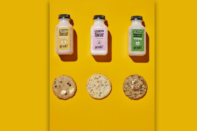 Milk Bar Got Milk dairy holiday milk collection flavored milks new limited edition Apple Cider Donut Milk Pumpkin Cinnamon Milk Sugar Cookie Milk