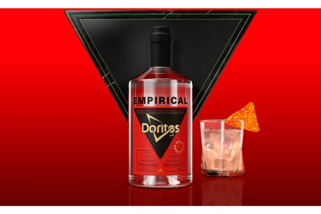 Frito Lay PepsiCo Empirical Doritos nacho cheese spirit alcohol distilled