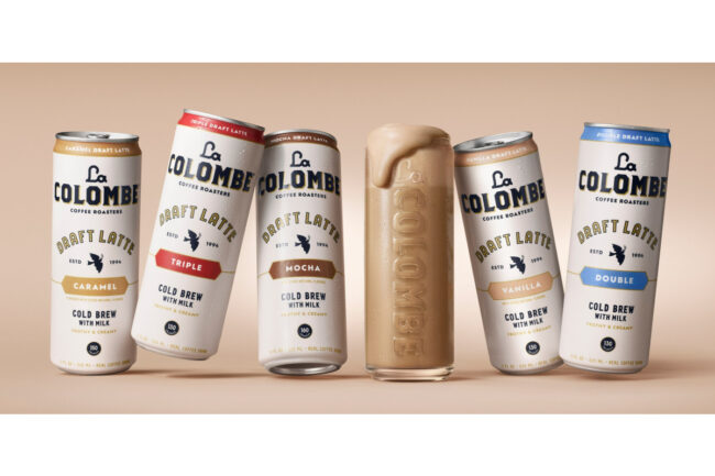 La Colombe Coffee draft latte flavors milk Chobani dairy ingredients beverages new products double triple mocha vanilla caramel