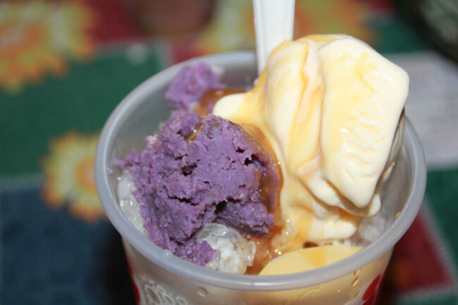 ube ice cream flavors global international trends halo-halo