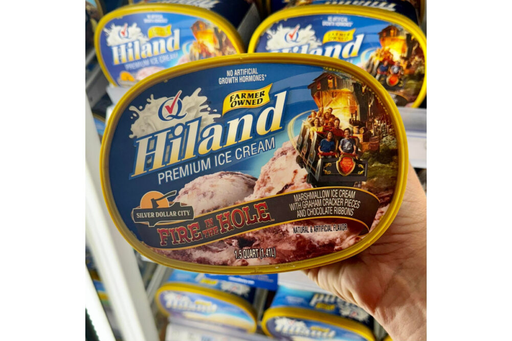 Hiland Dairy ice cream new flavors Fire In The Hole Silver Dollar City s'mores dairy frozen new products