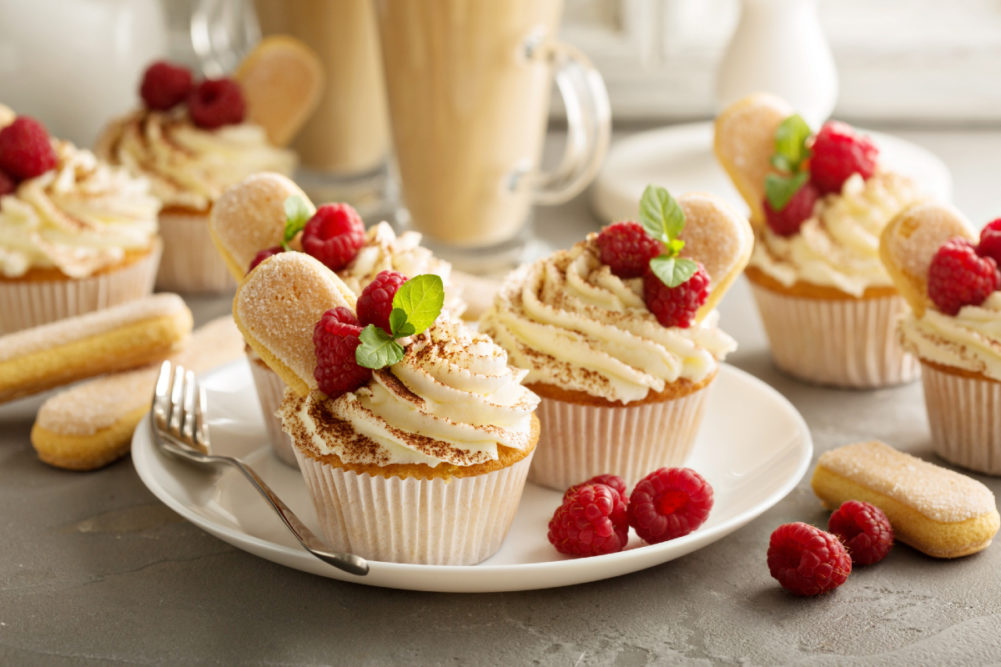 indulgent snacks snacking dessert ingredients flavors Tiramisu cupcakes mascarpone cream