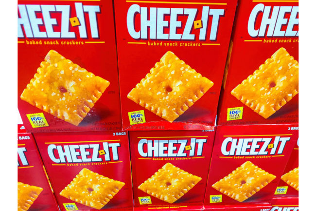 Cheez-It cheese ingredients dairy snacks shopping retail