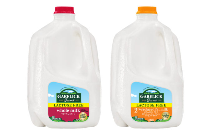 Garelick Farms milk lactose free new products whole milk 2 percent reduced fat dairy DFA Dairy Farmers of America