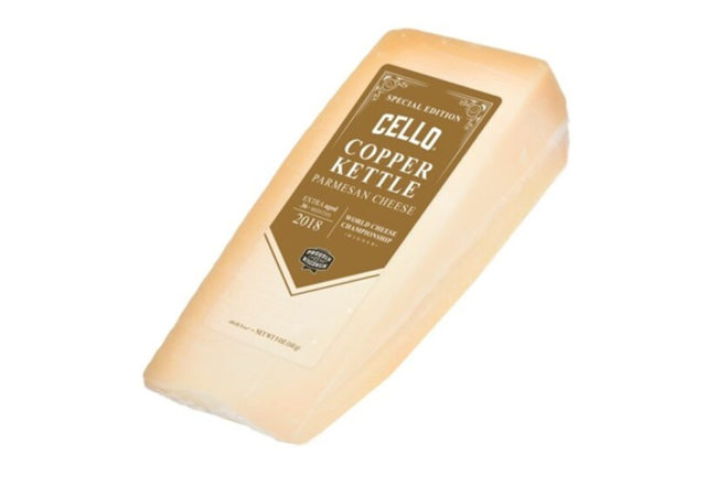 Schuman Cello Cheese Copper Kettle Parmesan extra aged award winning dairy