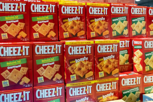 Cheez-It flavors dairy ingredients consumer goods cheese