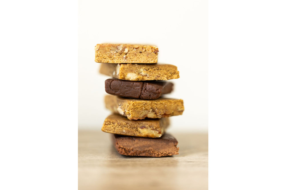 Bars made with Superbrewed Food Postbiotic Cultured Protein Photo Business Wire ingredients biotech food science