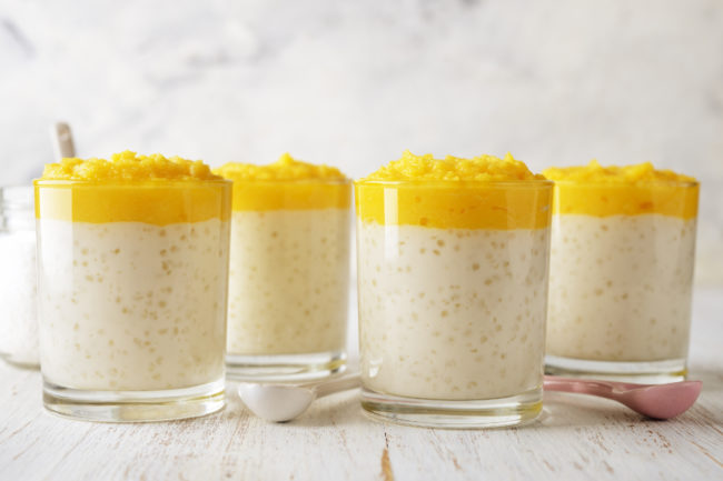 tapioca dessert pudding food snack dessert dairy ingredients