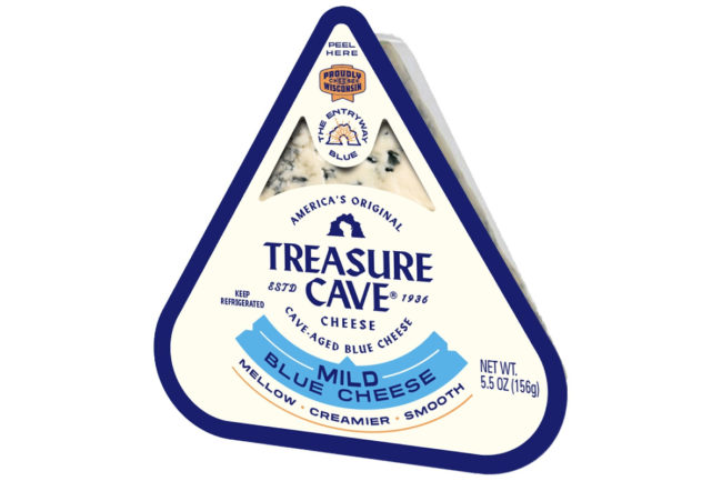 Treasure Cave Cheese mild blue cheese Saputo USA