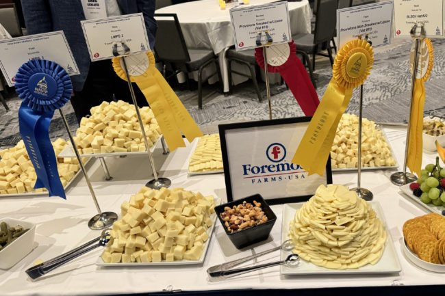 Foremost Farms USA cheese awards NMPF contest competition provolone mozzarella National Milk Producers Federation dairy industry