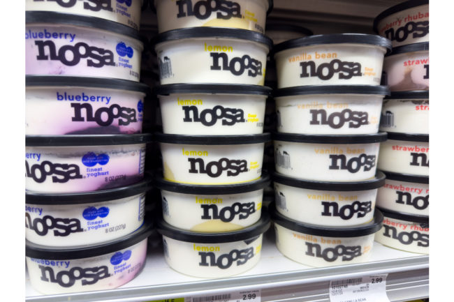 noosa yogurt dairy aisle grocery retail food and beverage flavors