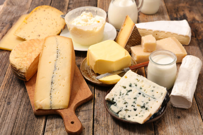 cheeses dairy products