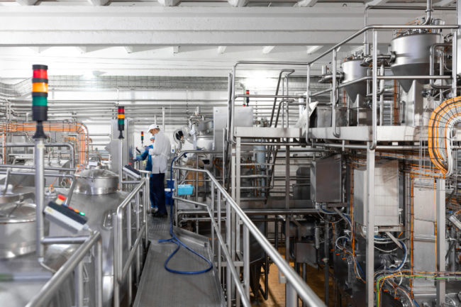 dairy processing facility manufacturing plant industry food and beverage milk