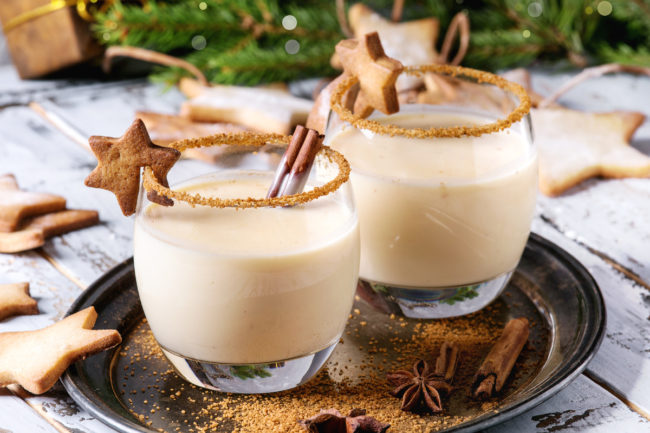 eggnog cream dairy ingredients holidays beverages seasonal