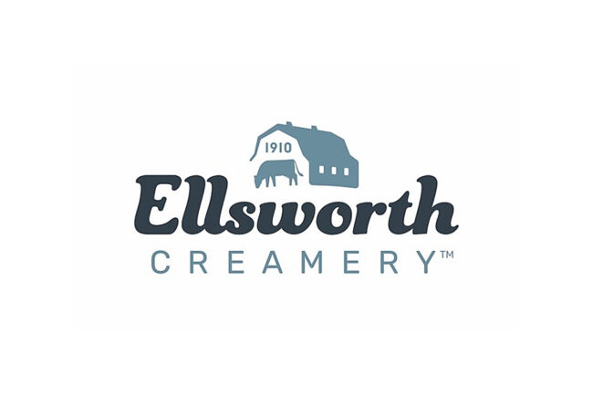 Ellsworth Creamery Logo 2025 rebrand dairy industry cheese products cooperative